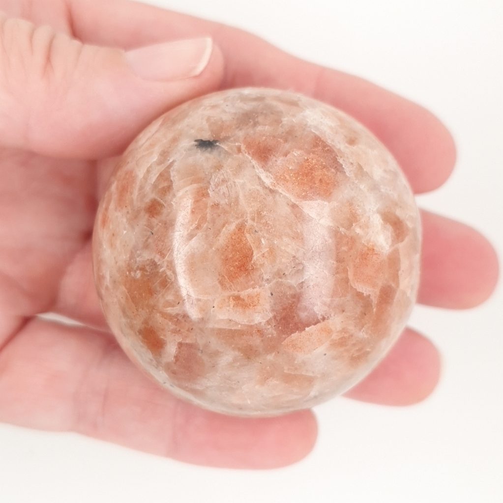 sunstone crystal sphere