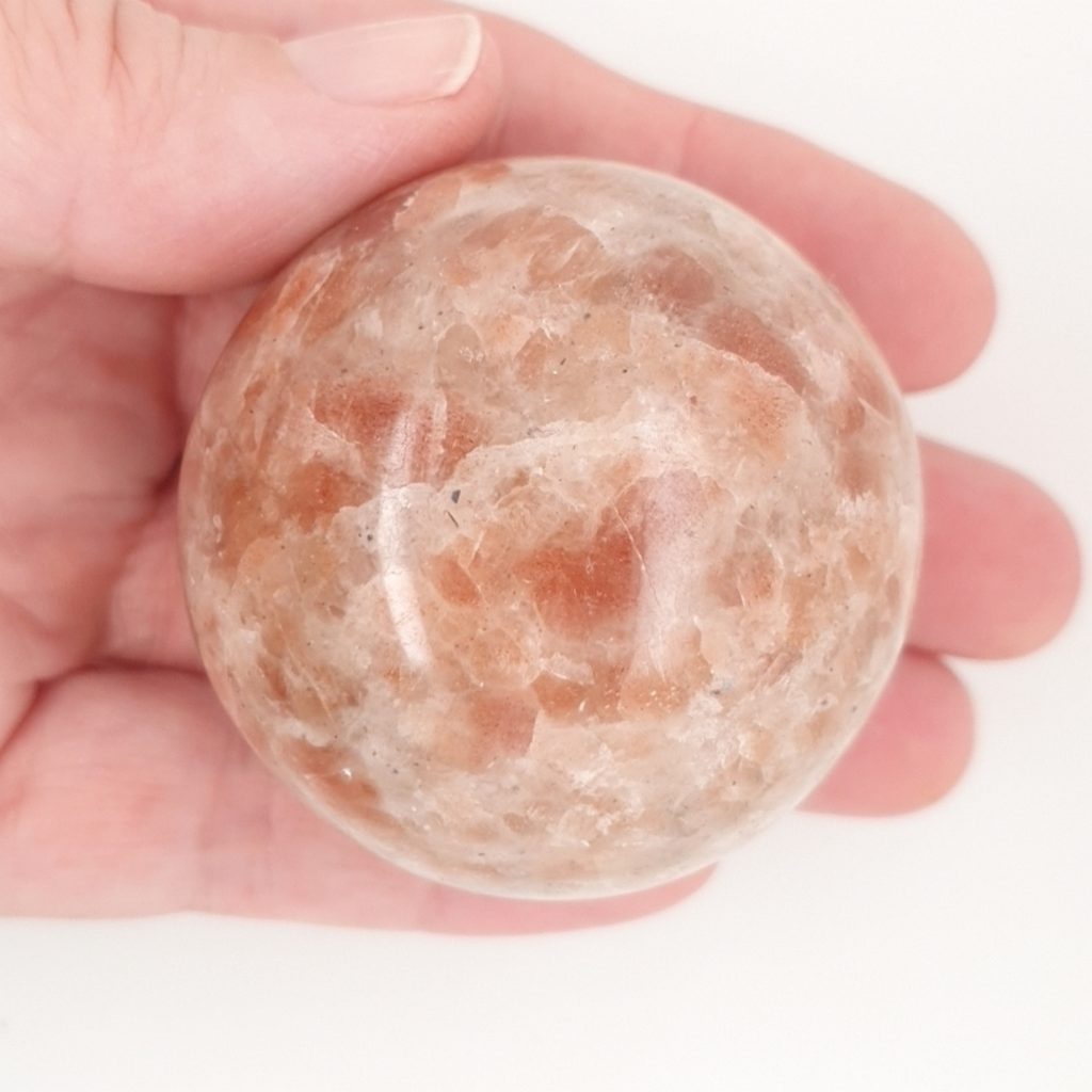 sunstone crystal sphere