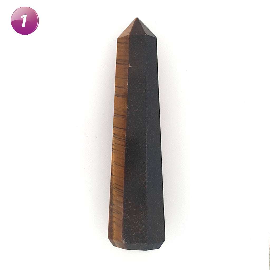 Tiger Eye Crystal Point Healing Wands for Reiki