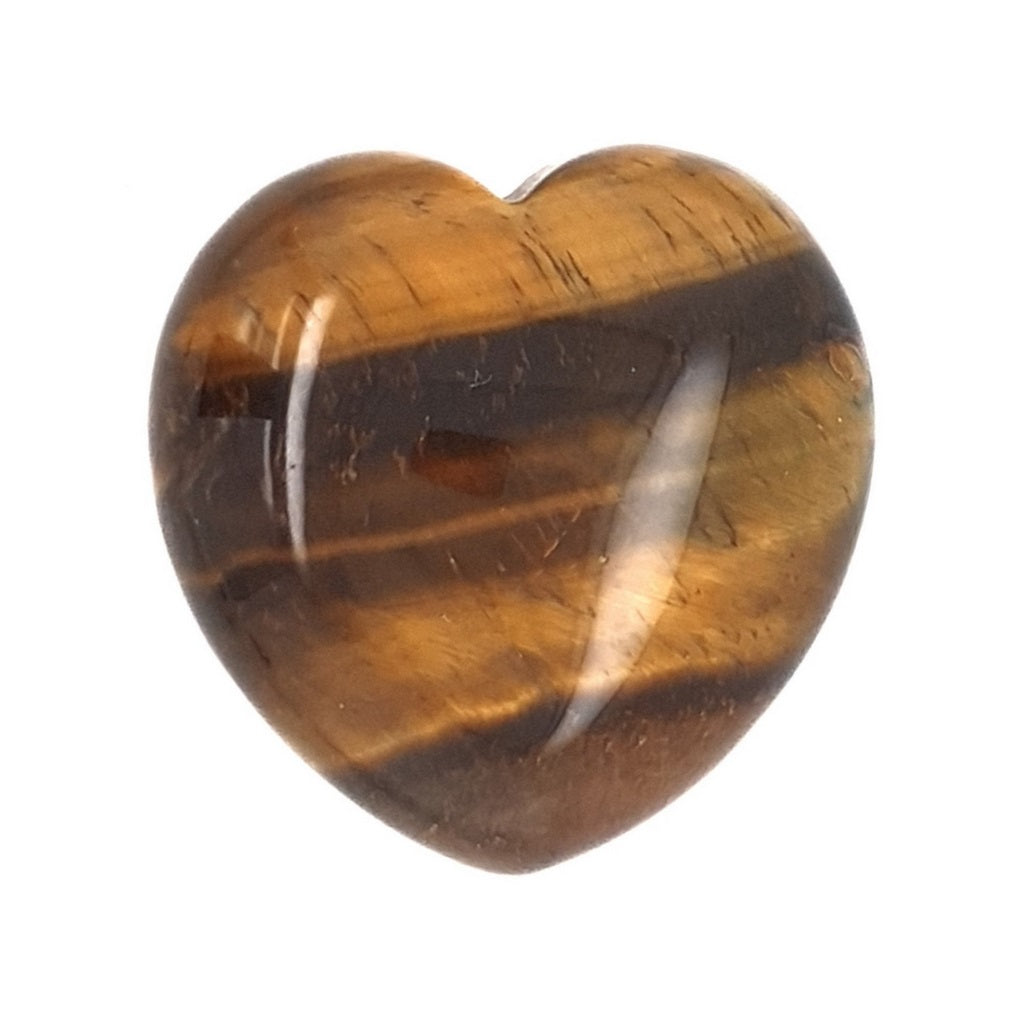 tiger eye small hearts