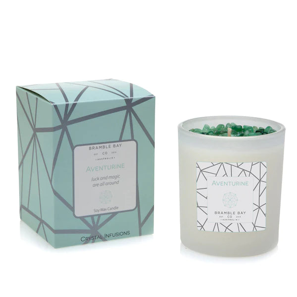 Candles with Crystals with Luxury Scented Fragrance