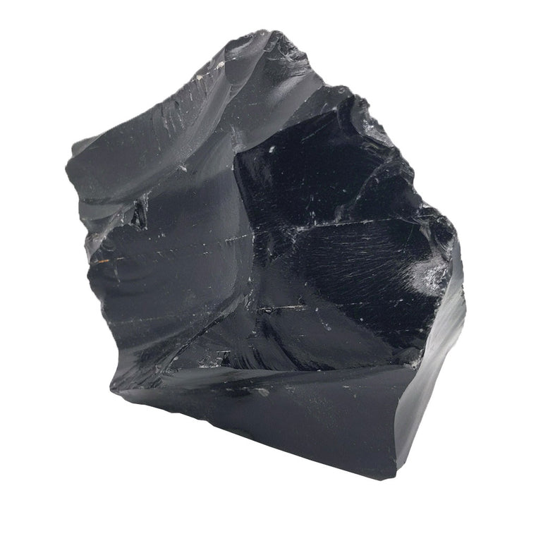 black obsidian natural pieces