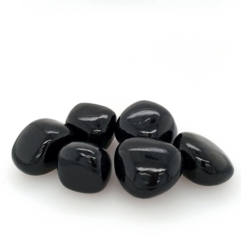 black tourmaline tumble stones