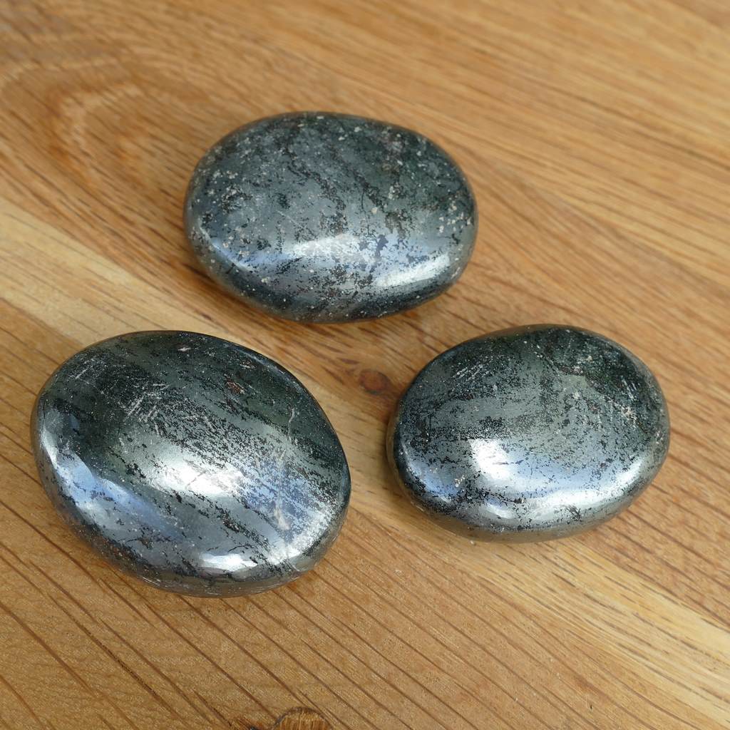 Hematite Palm Stones & Worry Stones Hematite Palm Stones & Worry Stones