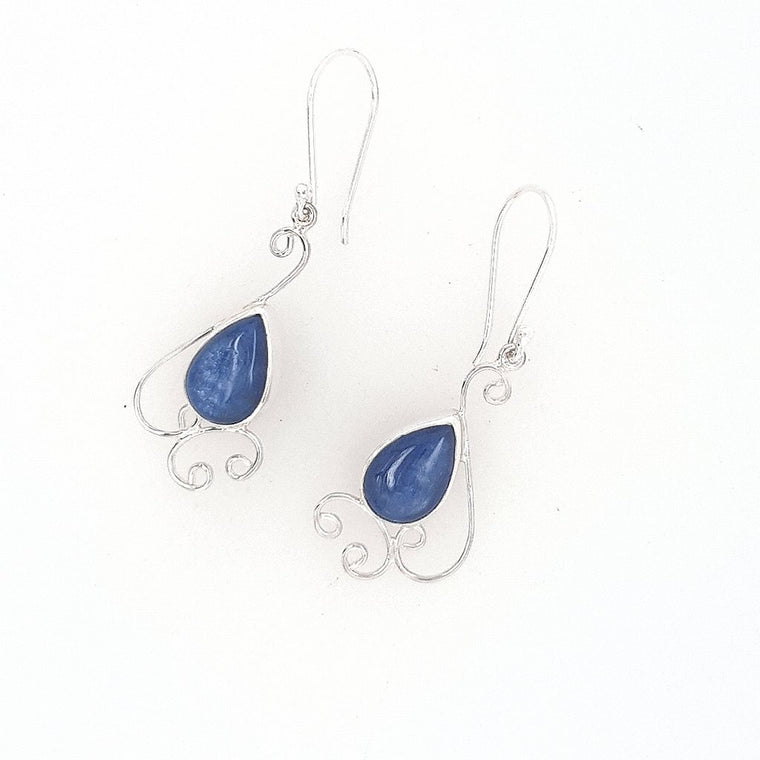 kyanite earrings