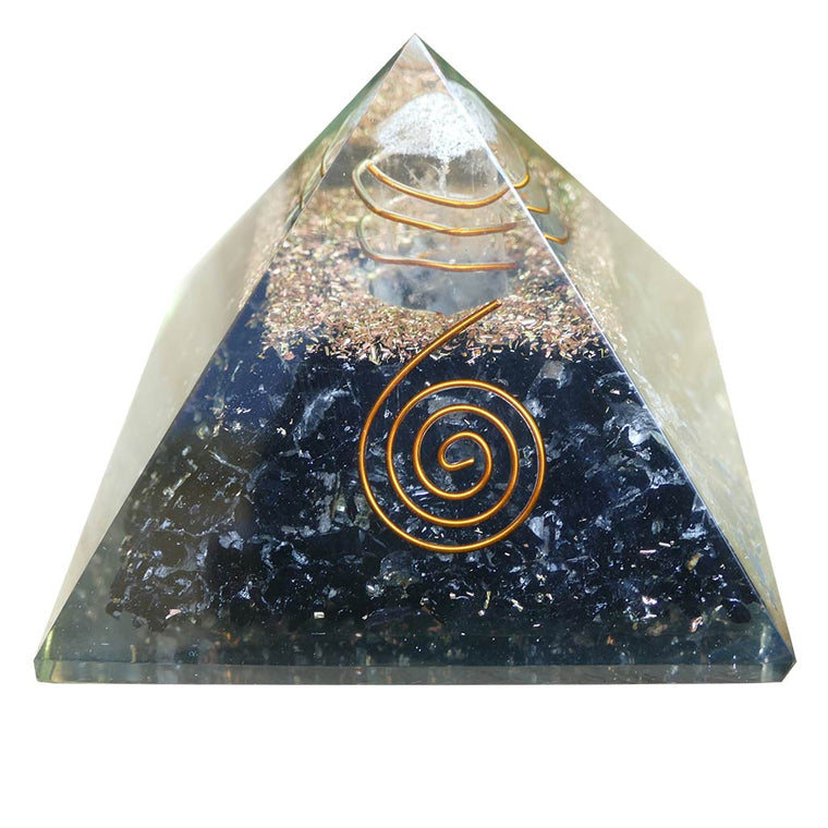 orgone pyramid black tourmaline