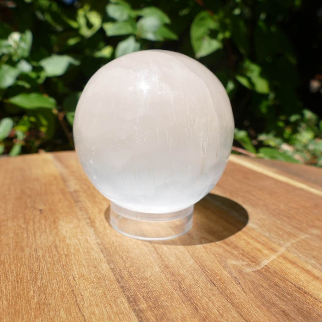 small selenite sphere for healing